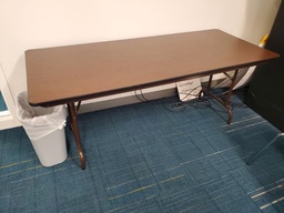 [#C8-342] Brown Folding Table