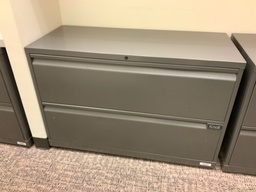 [#D6-45] Lateral File, 42W, 2-Drawer, Charcoal