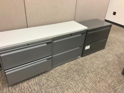 [#D6-19] Lateral File, 36W, 3-Drawer, Black