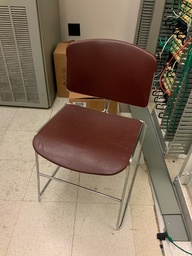 [#B4-34] Guest Chair, High Density Stacker, Chrome Frame, without Arms