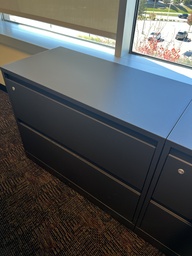 [#D6-9] two door lateral file cabinet 