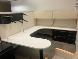 [#A2-43]     Steelcase 9000 Systems, 8x13 Cubicle, Cluster of  2