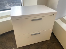[#D6-128]  30"W 2-Drawer Lateral File / Laminate Top