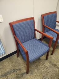 [#B8-363] Blue Guest Chair