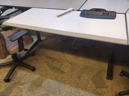 [#C19-365] Table, Tapered Edge, 5' x 28”