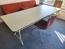 [#C8-389] White Folding Table