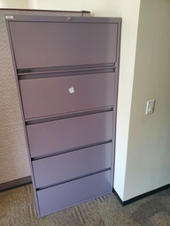 [#D12-396] 5-Drawer Lateral Filing Cabinet
