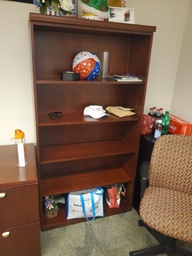 [#D4-398] Brown Bookcase