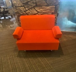 [#B8-31] Orange Lounge Chair (25th floor) 