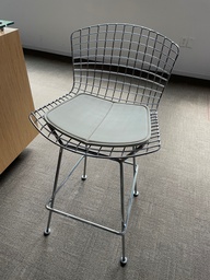 [#B1-6] Bar Stool - Metal Backing