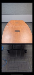 [#C7-9] Boat Shaped Conference Table - 10x4
