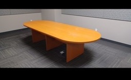 [#C7-10] Oval Conference Table 10x4