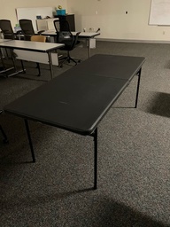 [#C8-56] Folding Table - Black