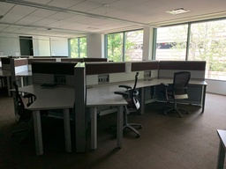 [#A5-70] Angled Work Station Surface - Double Seater x 54; Single x 9