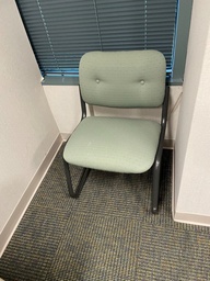 [#B5-79] Conference Chair - Light Green - Upholstered