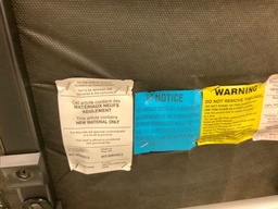 [#B5-GP33 Pic # (55)] Side Chair, Conference - Ttraining, Nesting w/ Fold Up Seat, No Arms, Casters