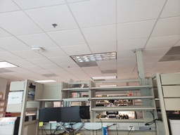 [#E4-5] Breakdown Desk, 1 w/ shelving