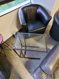 [#C11-14] Glass Side Table