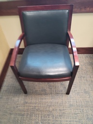 [#B8-9] Blue Herman Miller Guest Chair