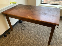 [#C3-38] Table, Mission, Wood, 34x60