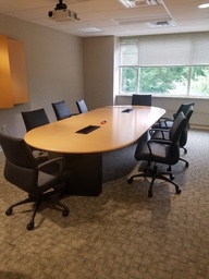 [#C6-10] Oval Conference Table (4x10)