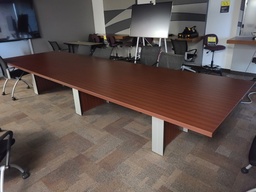 [#C7-11] Boardroom table - 15' long x 53" wide x 30" tall