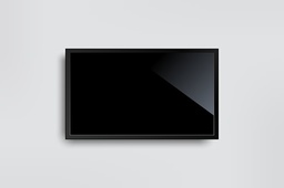 [#H16-57] Wall Mounted TV (Item represented by image