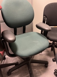 [#B13-34] GREEN OFFICE CHAIR