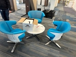 [#C23-41] Side Table - white