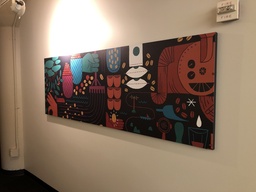 [#J3-29] Large Coffee Process Art 