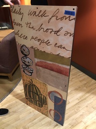 [#J2-36] Bird Cage Canvas Art