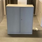 [#D18-40] 2-Drawer Storage Cabinet - 2 Adjustable Shelves (36W 18D 40H)