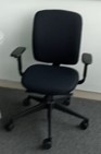 [#B13-35] Task chair, black, adjustable | Silla operativa, negra, regulable