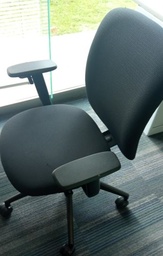 [#B13-69] Task chair, black, adjustable | Silla operativa, negro, regulable