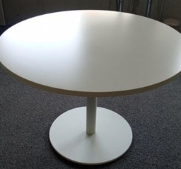 [#C5-125] Round table, white | Mesa redonda, blanca