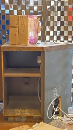 [#D30-319] Asymetrical Cabinet Shelf (wood)