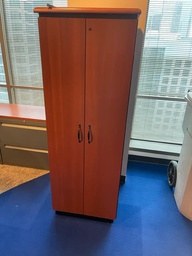 [#D31-3] TALL WOOD CABINET 