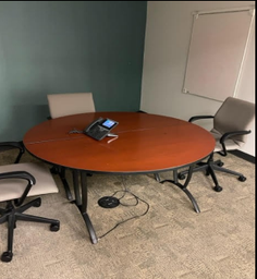 [#C5-21] 2 PIECE ROUND TABLE 