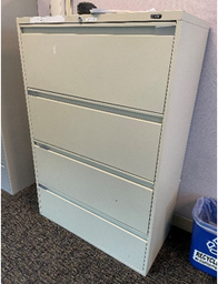 [#D10-7] 4-Drawer Lateral File