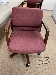 [#B8-53] Mauve armed chairs